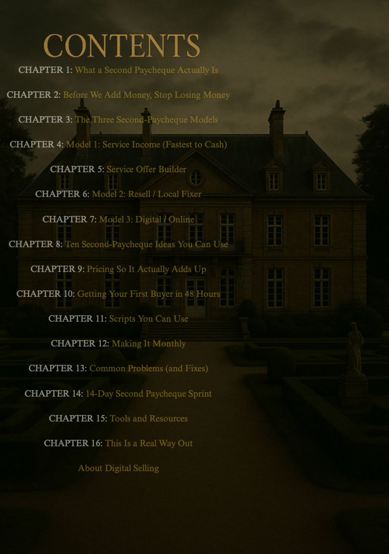 Your second paycheque